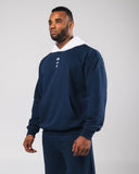 Three Pillar Heavyweight Hoodie - Denim - Unmatched Kicks - Alphalete
