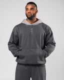 Three Pillar Heavyweight Hoodie - Pewter - Unmatched Kicks - Alphalete