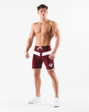 Titan Boardshort - White Merlot - Unmatched Kicks - Alphalete