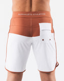 Titan Boardshort - White Rust - Unmatched Kicks - Alphalete