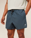 Train 5" Short slim fit Stealth Blue - Unmatched Kicks - GYMSHARK
