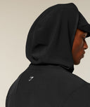 Train Hooded Track Jacket regular Black - Unmatched Kicks-GYMSHARK