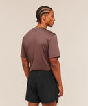 Train T-Shirt regular Espresso Brown - Unmatched Kicks-GYMSHARK
