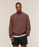 Train Track Jacket regula Espresso Brown - Unmatched Kicks-GYMSHARK