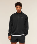 Train Zip Through Jacket oversized fit Black - Unmatched Kicks - GYMSHARK