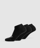 Trainer Socks 3pk Black - Unmatched Kicks - Gymshark Accessories