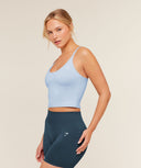 Training Cami Tank With Shelf Chilled Blue - Unmatched Kicks - GYMSHARK