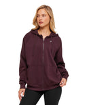 Training Fleece Oversized Zip Hoodie oversized fit GS Cherry Purple - Unmatched Kicks - GYMSHARK