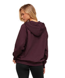 Training Fleece Oversized Zip Hoodie oversized fit GS Cherry Purple - Unmatched Kicks - GYMSHARK