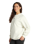 Training Oversized Fleece Sweatshirt Soft White - Unmatched Kicks - GYMSHARK