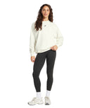 Training Oversized Fleece Sweatshirt Soft White - Unmatched Kicks - GYMSHARK
