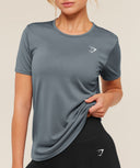 Training T-Shirt Iron Blue - Unmatched Kicks - GYMSHARK