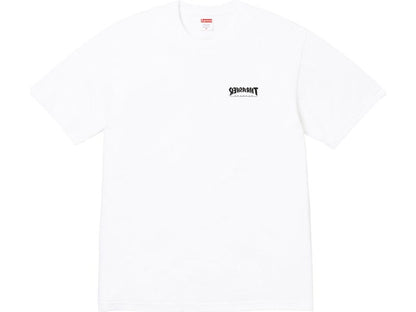 Supreme Thrasher Cross Tee White