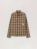 Tree Logo Check Loose Overshirt - Unmatched Kicks - Palm Angeles