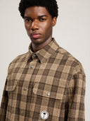 Tree Logo Check Loose Overshirt - Unmatched Kicks - Palm Angeles