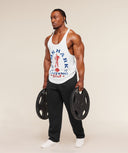 Trophy Graphic Stringer slim fit White - Unmatched Kicks - GYMSHARK