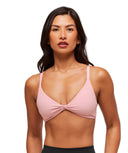 Twist Front Bralette light support Cloud Pink - Unmatched Kicks - GYMSHARK