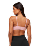 Twist Front Bralette light support Cloud Pink - Unmatched Kicks - GYMSHARK