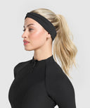 Twist Headband Black - Unmatched Kicks - Gymshark Accessories