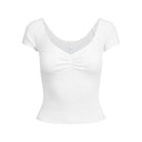 Ultra Light Jersey SCOOP NECK T - SHIRT Snow - Unmatched Kicks - SKIMS