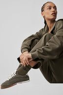 Unisex Half - Crew Throwback Sock - Olive Tree/Black - Unmatched Kicks - Accessories:Socks