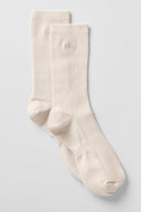 Unisex Half - Crew Understated Sock - Bone - Unmatched Kicks - ALO