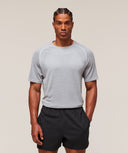 Versatile Seamless T-Shirt Light Grey/Smokey Grey - Unmatched Kicks - GYMSHARK