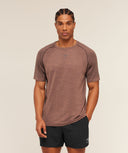 Versatile Seamless T-Shirt Taupe Brown/Cool Brown - Unmatched Kicks - GYMSHARK