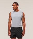 Versatile Seamless Tank Light Grey/Smokey Grey - Unmatched Kicks - GYMSHARK