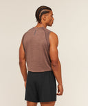Versatile Seamless Tank Taupe Brown/Cool Brown - Unmatched Kicks - GYMSHARK