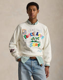 Vintage Fit Peace Love Surf Sweatshirt Nevis - Unmatched Kicks-ralph lauren