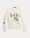 Vintage Fit Peace Love Surf Sweatshirt Nevis - Unmatched Kicks-ralph lauren