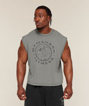 Vintage Legacy Tank oversized fit Ash Grey - Unmatched Kicks - GYMSHARK