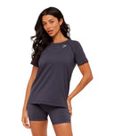 Vital Light T-Shirt Midnight Purple/Marl - Unmatched Kicks - GYMSHARK