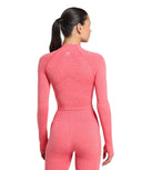 Vital Midi Zip Up Jacket body fit Heavy Blue Marl - Unmatched Kicks - GYMSHARK