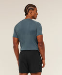 Vital Seamless T-Shirt slim fit Iron Blue / Stealth Blue - Unmatched Kicks - GYMSHARK
