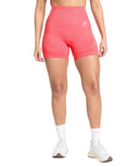 Vital Shorts Coral Red Marl - Unmatched Kicks - GYMSHARK