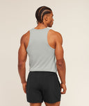 Vital Tank slim fit Light Grey/Smokey Grey - Unmatched Kicks - GYMSHARK