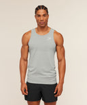 Vital Tank slim fit Light Grey/Smokey Grey - Unmatched Kicks - GYMSHARK