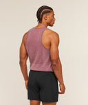 Vital Tank slim fit White/Port - Unmatched Kicks - GYMSHARK