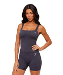 Vital Tank With Shelf Midnight Purple/Marl - Unmatched Kicks - GYMSHARK