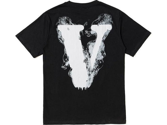 Vlone Pop Smoke Angel Tshirt Black