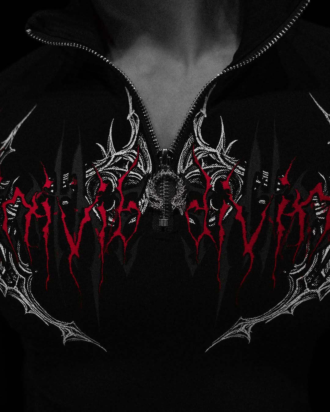 Void Tech™ Deathwing Longsleeve Quarter Zip Compression [HEAVENLY