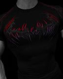 Void Tech™ Parasite Short Sleeve Compression [RAGE] - Unmatched Kicks - Breathedivinity