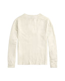 Waffle - Knit Crewneck Paper White - Unmatched Kicks - ralph lauren