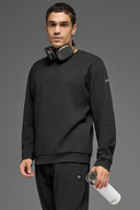 Waffle Lounge Long Sleeve Crew - Black - Unmatched Kicks - ALO