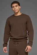 Waffle Lounge Long Sleeve Crew Espresso - Unmatched Kicks - ALO