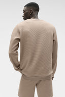 Waffle Lounge Long Sleeve Crew - Gravel - Unmatched Kicks - ALO