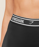 Waistband Logo Leggings regular Black - Unmatched Kicks - GYMSHARK