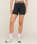 Waistband Logo Shorts Black - Unmatched Kicks - GYMSHARK